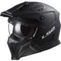 Casco Crossover Ls2 OF606 Drifter Solid Nero Opaco