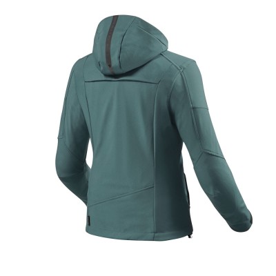Giacca Donna In Tessuto Revit Afterburn H2O Verde Scuro - Giacche Moto Donna
