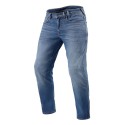 Jeans Uomo Revit Detroit 2 Tf Azzuro Classic Slavato L34 Standard