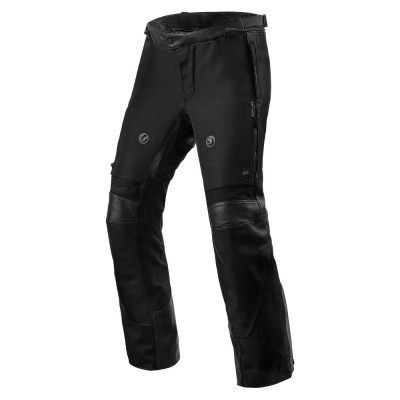 Pantaloni In Pelle Revit Valve H2O Nero Allungato - Pantaloni in Pelle Moto