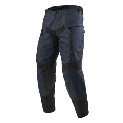 Pantaloni Rev'it Peninsula Navy Scuro Accorciato - Pantaloni Moto in Tessuto