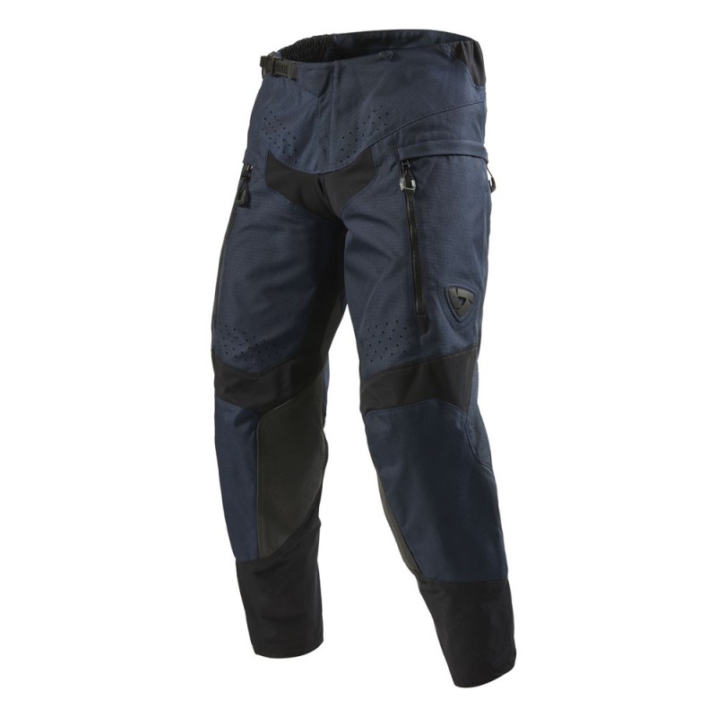 Pantaloni In Tessuto Revit Peninsula Navy Scuro Accorciato - Pantaloni e Leggins Moto in Tessuto
