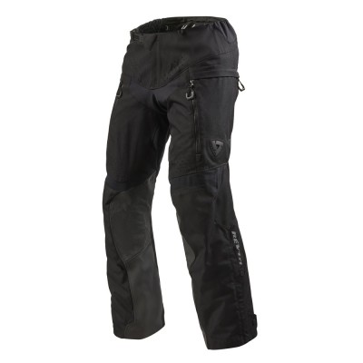 Pantaloni In Tessuto Revit Continent Nero Allungato - Pantaloni e Leggins Moto in Tessuto