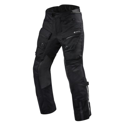Pantaloni In Tessuto Revit Defender 3 Gtx Nero Accorciato - Pantaloni e Leggins Moto in Tessuto