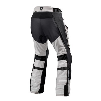 Pantaloni In Tessuto Revit Defender 3 Gtx Argento Nero Accorciato - Pantaloni e Leggins Moto in Tessuto