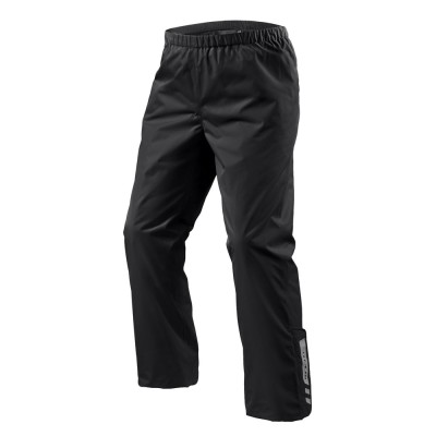 Pantaloni Antipioggia Rev'it Acid 3 H2O Nero - Pantaloni Impermeabili Moto