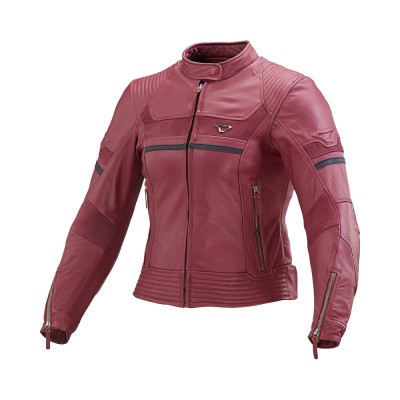 Giacca In Pelle Macna Daisy Rosso - Giacche Moto in Pelle