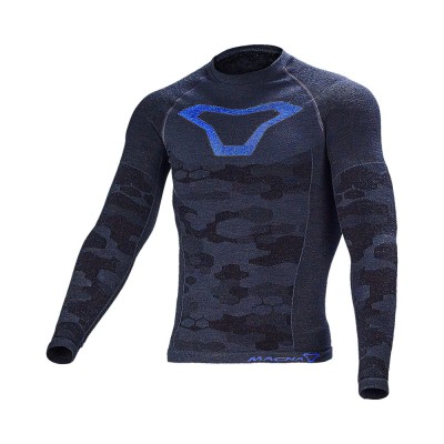 Maglia Termica Macna Base-Layer Shirt Blu - Maglie e Pettorine Termiche