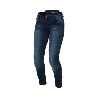 Jeans Donna Macna Jenny Blu Scuro Accorciato - Jeans per Moto