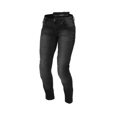 Jeans Donna Macna Jenny Pro Nero Accorciato - Jeans per Moto