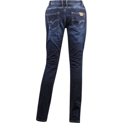 Jeans Moto Ls2 Vision Evo Donna Blu Standard - Pantaloni Moto Donna