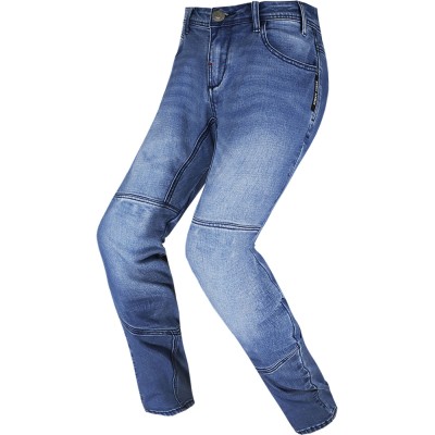 Jeans Moto Ls2 Dakota Donna Blu Chiaro Standard - Pantaloni Moto Donna