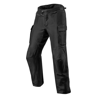 Pantaloni Rev'it Outback 3 Nero Accorciato - Pantaloni Moto in Tessuto