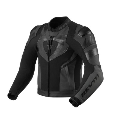 Giacca In Pelle Revit Hyperspeed 2 Air Nero Antracite - Giacche Moto in Pelle