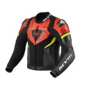 Giacca In Pelle Revit Hyperspeed 2 Air Nero Rosso