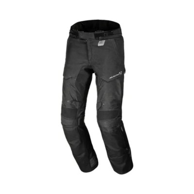 Pantaloni In Tessuto Macna Ultimax Nero Allungato - Pantaloni e Leggins Moto in Tessuto