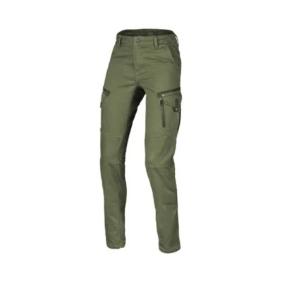 Pantaloni Donna Macna Takar Verde Accorciato - Pantaloni Moto Donna