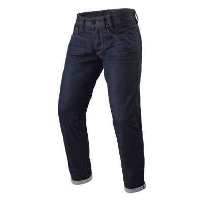 Jeans Rev'it Lewis Selvedge Blu Scuro Standard - Jeans per Moto