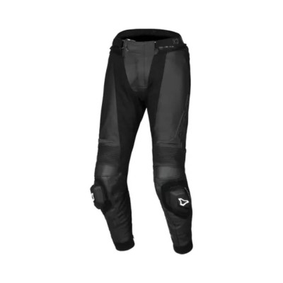 Pantaloni In Pelle Macna Vario Nero Allungato - Pantaloni in Pelle Moto