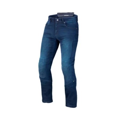 Jeans Macna Stone Stampa Blu Accorciato - Jeans per Moto