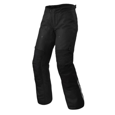 Pantaloni in Tessuto Rev'it Outback 4 H2O Nero Accorciato - Pantaloni Moto in Tessuto
