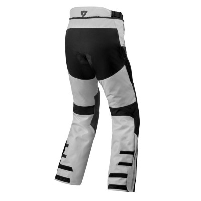 Pantaloni In Tessuto Revit Offtrack 2 H2O Nero Argento Standard - Pantaloni e Leggins Moto in Tessuto