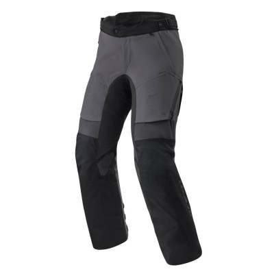 Pantaloni in Tessuto Rev'it Inertia H2O Nero Antracite Allungato - Pantaloni e Leggins Moto in Tessuto