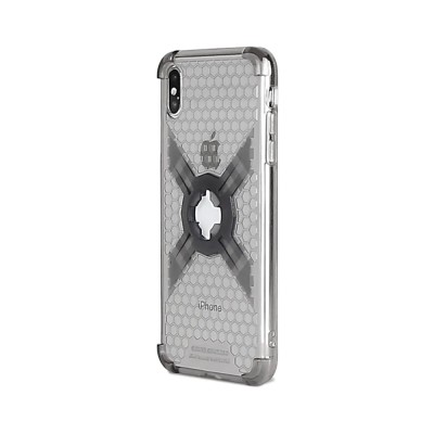 Custodia Adatta per iPhone XS Max Con Supporto Cube X-Guard Grigio Chiaro - Custodie Protettive