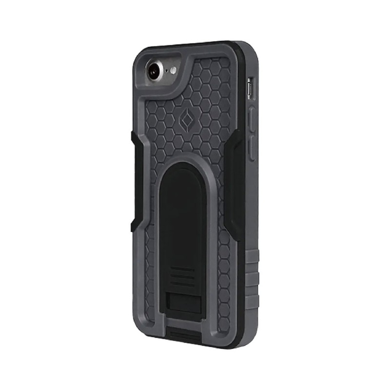 Custodia Adatta per iPhone 7/8 Con Supporto Cube X-Guard Nero - Custodie Protettive