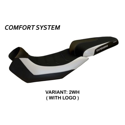 Rivestimento sella compatibile Aprilia Caponord 1200 (13-17) modello Nuoro 2 comfort system - Selle Personalizzate