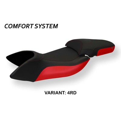 Coprisedile Passeggero Per KTM Super Duke R 1290 (2020-2023) - ABS, Design Fibra Di Carbonio/Nero/Arancione