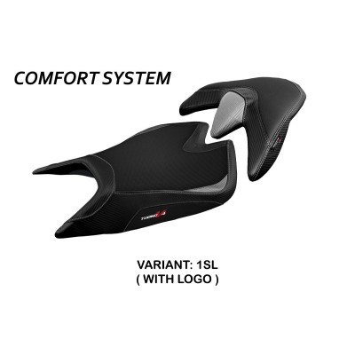 Rivestimento sella compatibile Aprilia Tuono V4 (21-22) modello Zuera comfort system - Selle Personalizzate