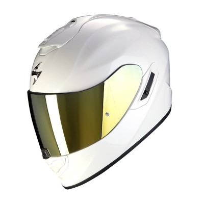 Casco Integrale Scorpion Exo-1400 Evo Air Solid Bianco Perla - Caschi Moto Integrali