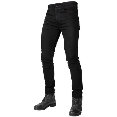 Jeans Uomo Bull-it Zero Standard Nero - Jeans per Moto
