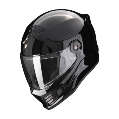 Casco Crossover Scorpion Covert-FX Solid Nero Lucido - Caschi Moto Integrali