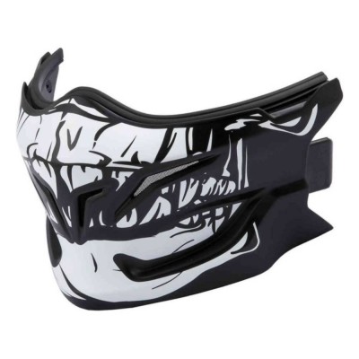 Maschera Scorpion Exo-Combat Skull Bianco - Maschere Moto
