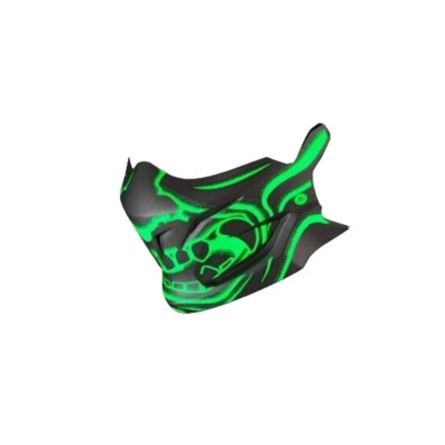 Maschera Scorpion Exo-Combat Evo Samurai Nero Opaco Verde - Maschere Moto