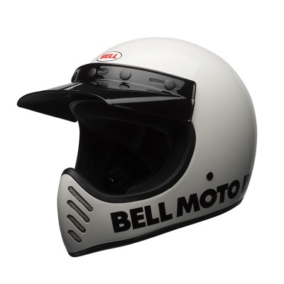 Casco Cross Bell Moto-3 Bianco Ece 06 - Caschi Moto Custom - Vintage