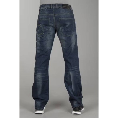 Jeans Uomo Booster Tec Dark Wash Blu Scuro - Jeans per Moto
