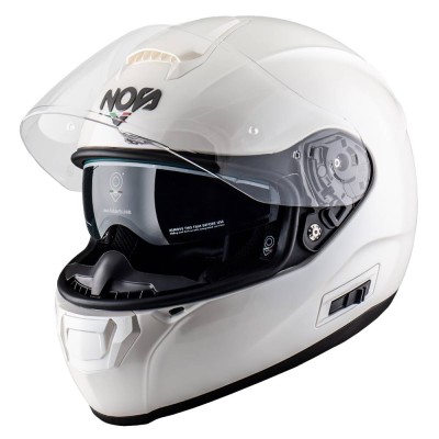 Casco Integrale Nos NS-6 White - Caschi Moto Integrali