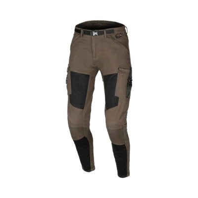 Pantaloni In Tessuto Macna Bombar Marrone Nero Standard - Pantaloni e Leggins Moto in Tessuto