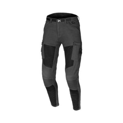 Pantaloni In Tessuto Macna Bombar Nero Standard - Pantaloni e Leggins Moto in Tessuto