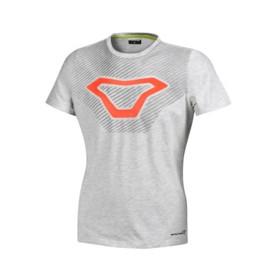 T-Shirt Macna Logo Donna Bianco Arancio - Maglie e Felpe