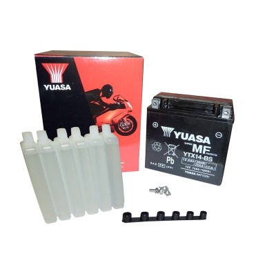 Batteria Sigillata con Acido Yuasa YTX14-BS - Batterie Moto Sigillate