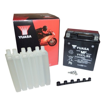 Batteria Sigillata con Acido Yuasa YTX7L-BS - Batterie Moto Sigillate