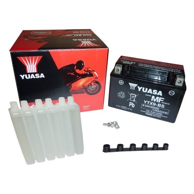 Batteria Sigillata con Acido Yuasa YTX9-BS - Batterie Moto Sigillate