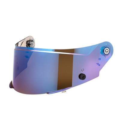 Visiera Blu Specchieta Tear Off Schuberth per Casco SR2 e SR1 - Visiere
