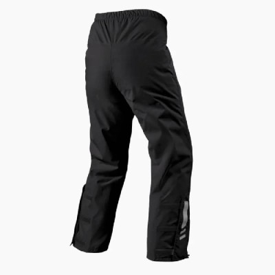 Pantaloni Revit Antipioggia Acid 4 H2O Nero - Pantaloni Impermeabili Moto