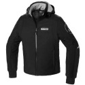 Giacca In Tessuto Spidi Hoodie Armor H2Out Nero Bianco