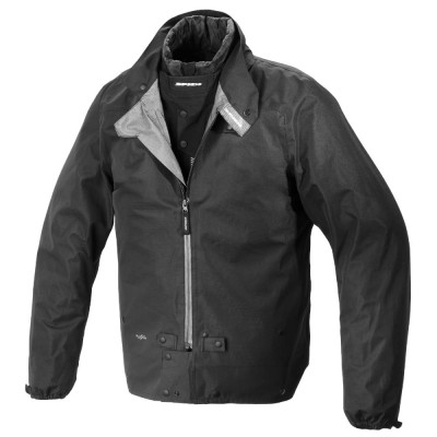 Giacca Antipioggia Spidi Insideout Jacket Nero - Giacche Impermeabili e Antipioggia